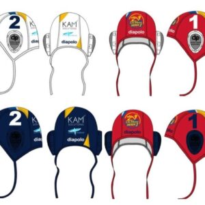 ZV de Meer Heren1 diapolo (team) set waterpolocaps